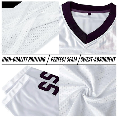 Personalized Team Name Number Football Jersey Shirt For Men Women Youth Kid, Custom Football Jersey Gift for Sport Fan Game Day Outfit