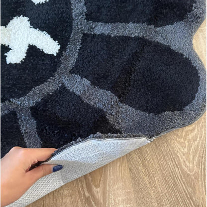 Tufted Flower Rug - Travis Scott x Murakami Rug -Cactus Jack - Travis Scott Tufted Rug - Smiling Face Tufted Rug for Halloween