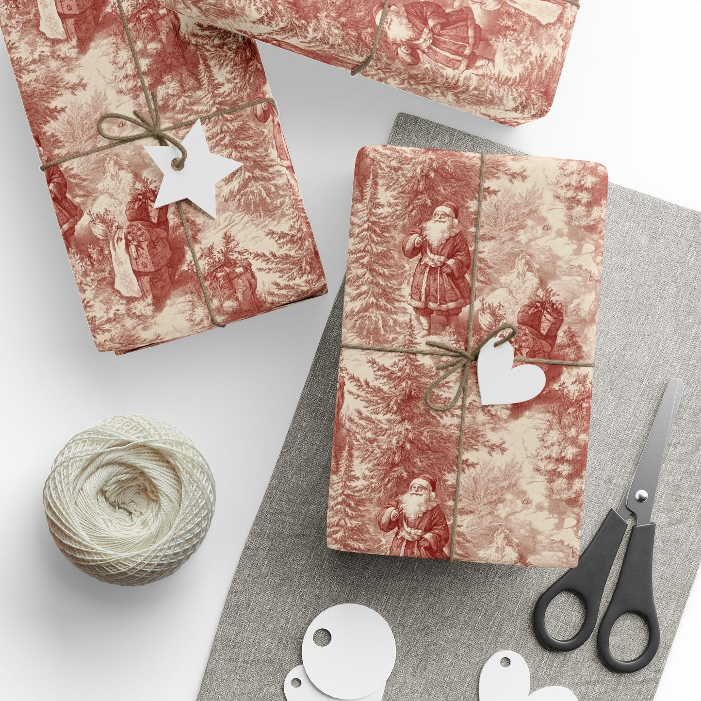 Vintage Christmas Toile Gift Wrap Holiday Gift Wrapping Paper Christmas Gift Wrap Xmas Christmas Vintage Victorian Roll Gift Wrap Paper