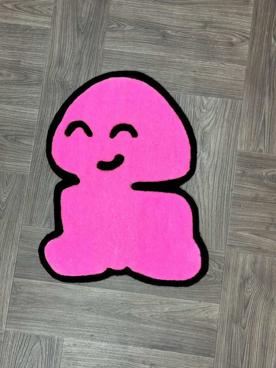Funny rug Penis tufted rug Dick art Rug making Handmade rugs Girlfriend gifts Trending rug Cute rug Funky decor Rugs for bedroom aesthetic.
