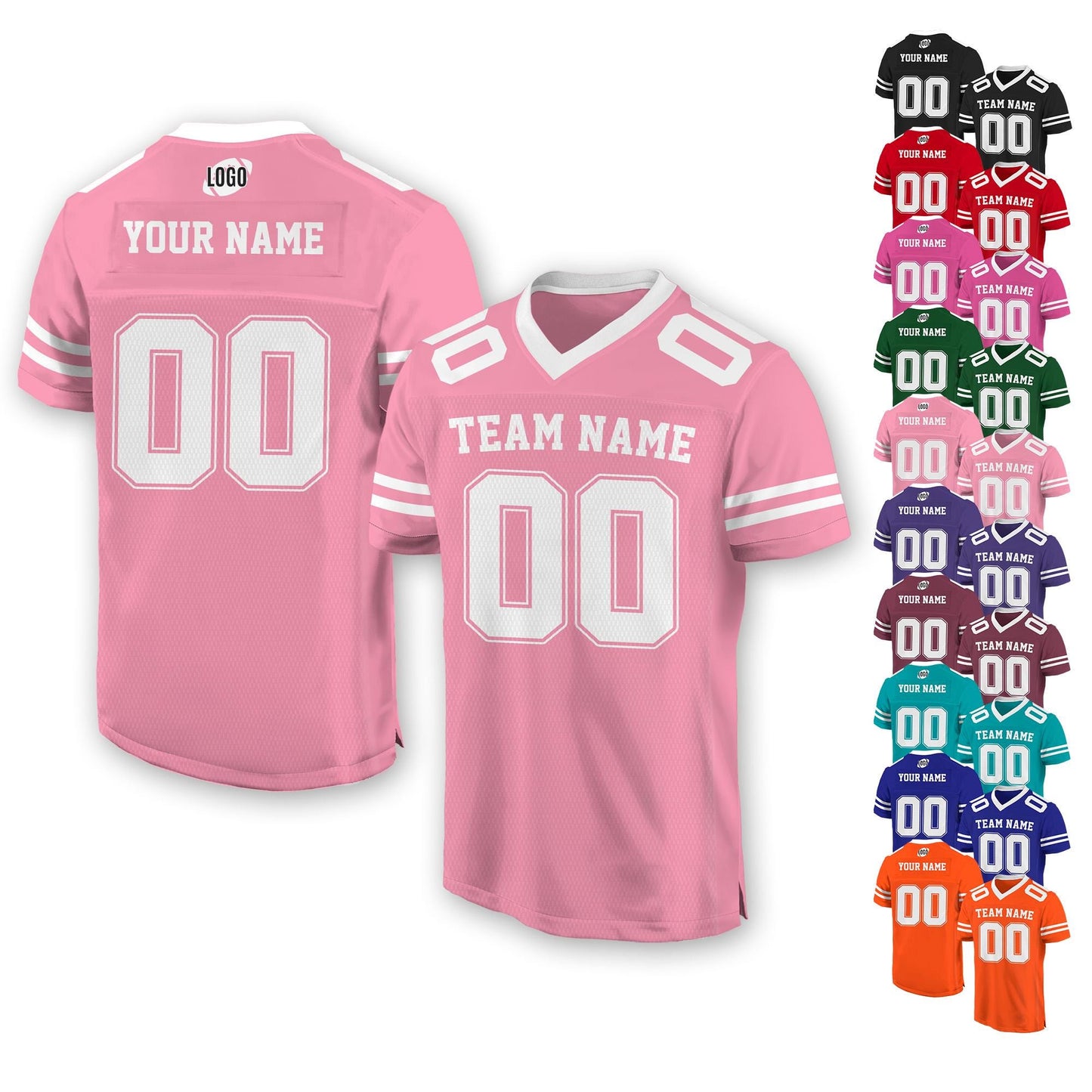 Personalized Team Name & Number Football Jersey Shirt For Adult Kid, Custom Football Jersey Shirt, Game Day Outfit For American Football Fan