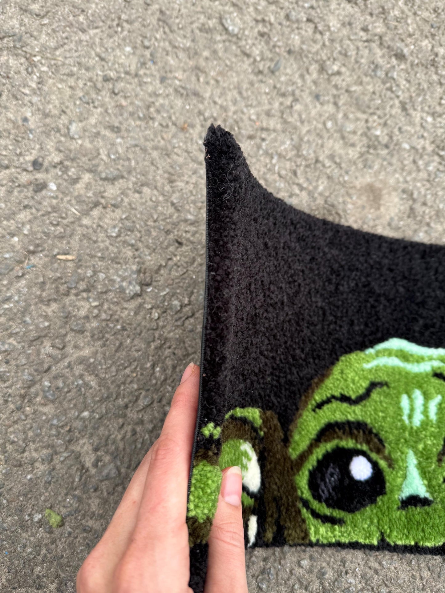 Baby Yoda Cartoon keyboard rug