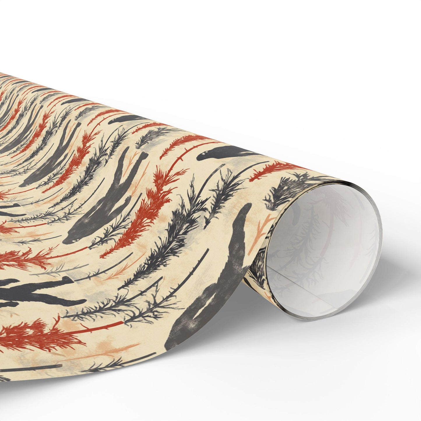 Funny Christmas Gift Wrapping Paper  Rustic Bigfoot Gift Wrap  Funny Sasquatch Giftwrap Birthday Christmas Presents Men Women