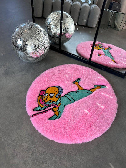 Handmade 3D Cartoon Rug: Custom Character Rug