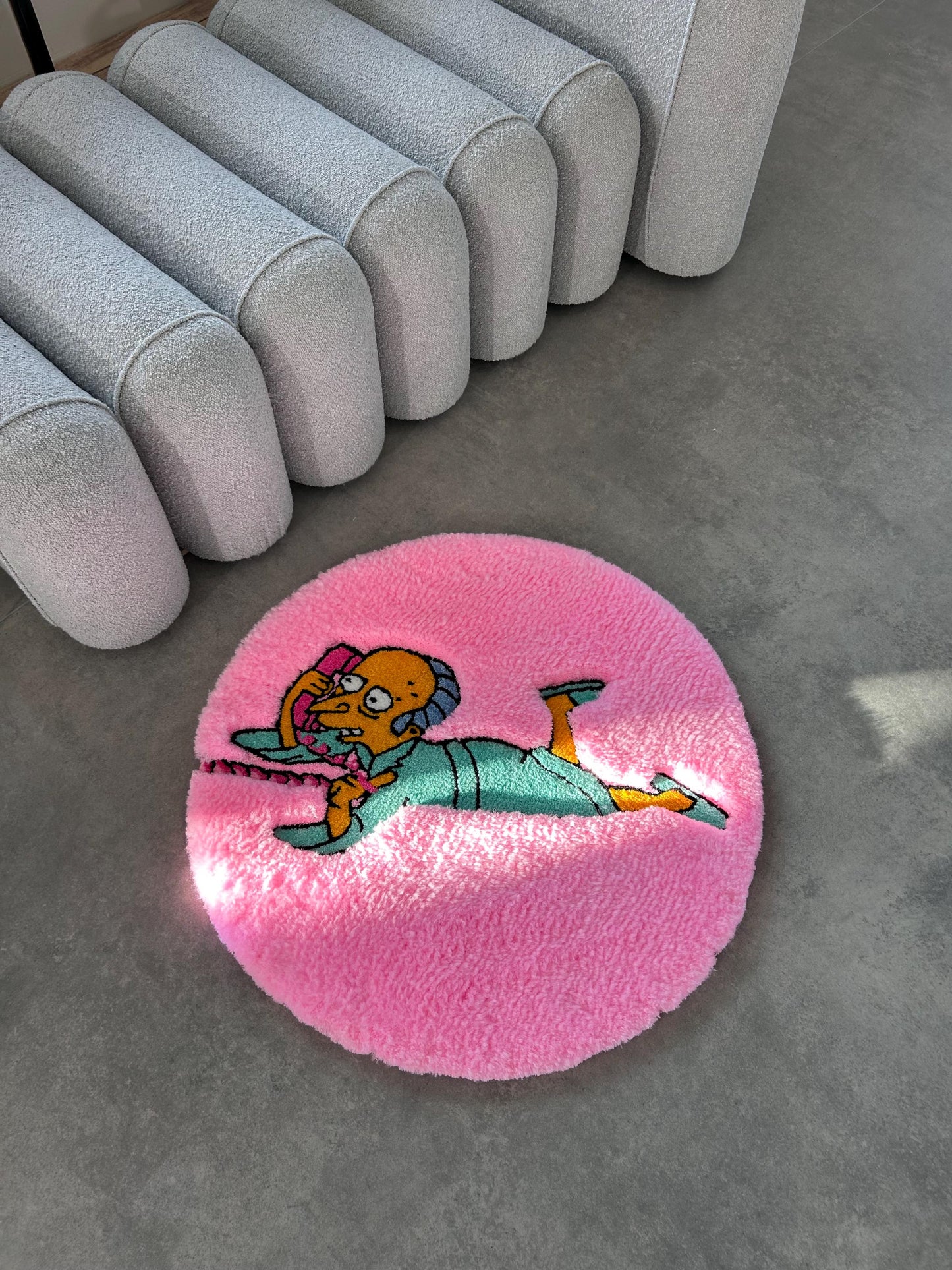 Handmade 3D Cartoon Rug: Custom Character Rug