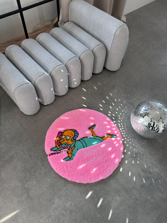 Handmade 3D Cartoon Rug: Custom Character Rug