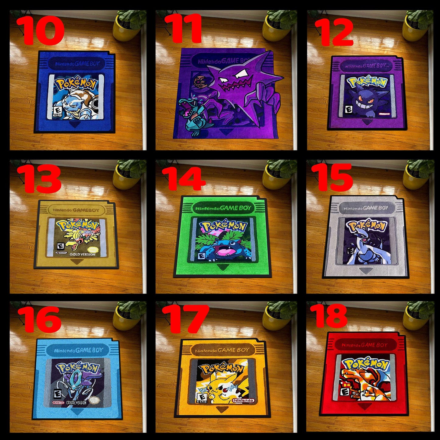 Blastoise rug, Blastoise 100 hp card rug