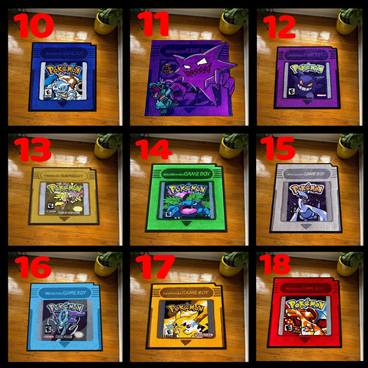 Blastoise rug, Mega Blastoise rug, custom rug