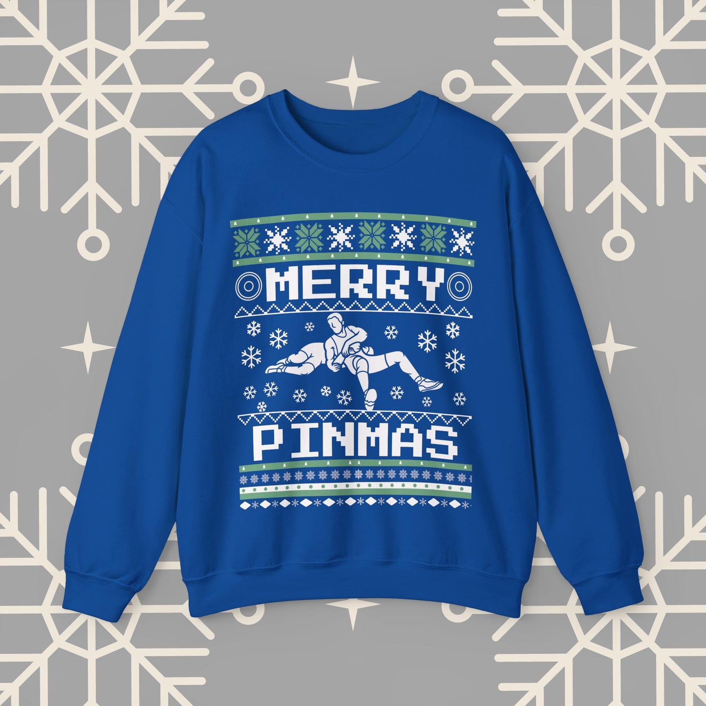 Merry Pinmas Ugly Christmas , Wrestling Christmas Sweatshirt, Funny Wrestling Shirt, Gift for Wrestler