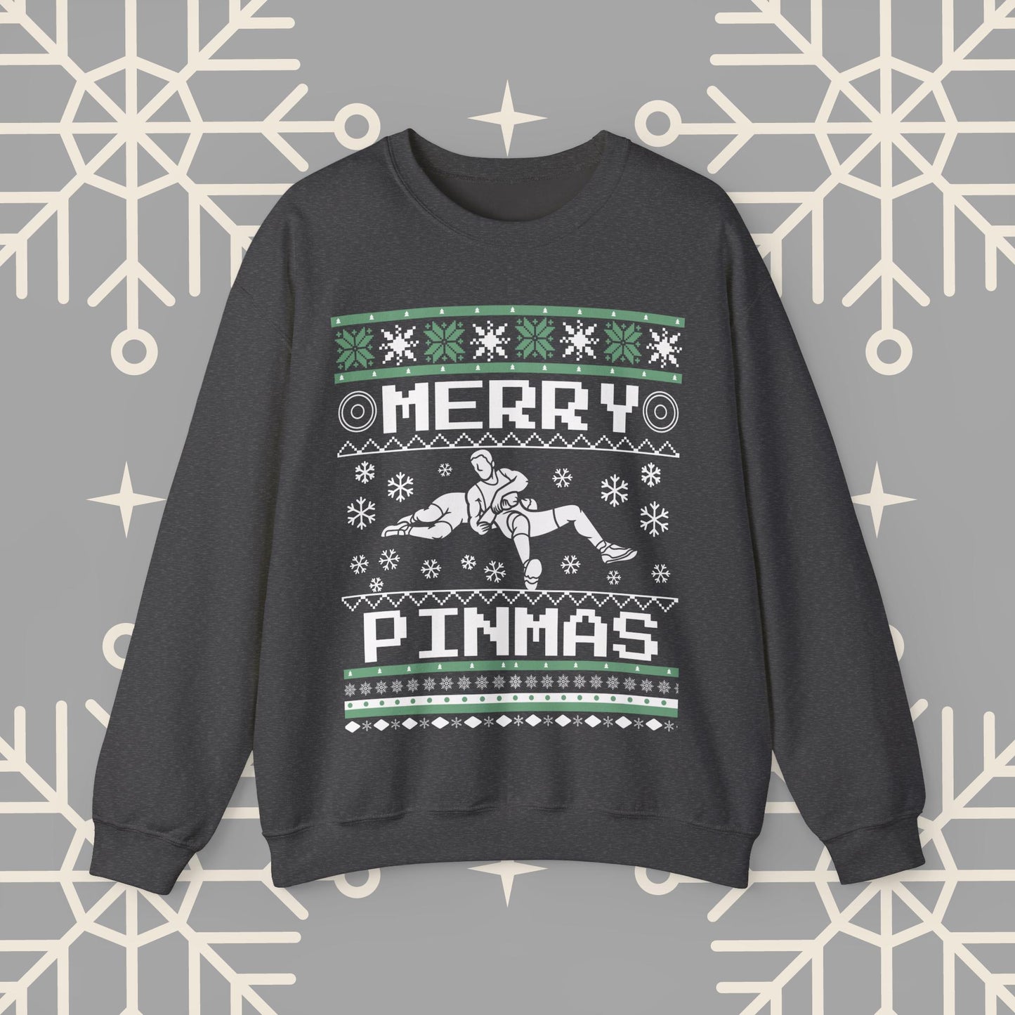 Merry Pinmas Ugly Christmas , Wrestling Christmas Sweatshirt, Funny Wrestling Shirt, Gift for Wrestler