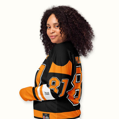 Unisex Oversized Racing Hockey Jersey– Lightweight Racing Hockey Jersey with Bold Number 81