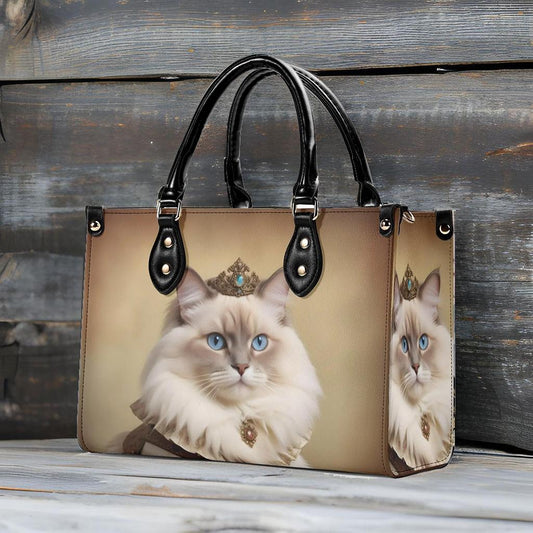 Renaissance Noble Cat Bag Cute Crossbody Bag Unique Purse Cute Purse, Luxury Bag Vegan Leather Bags Printed Designer Bag