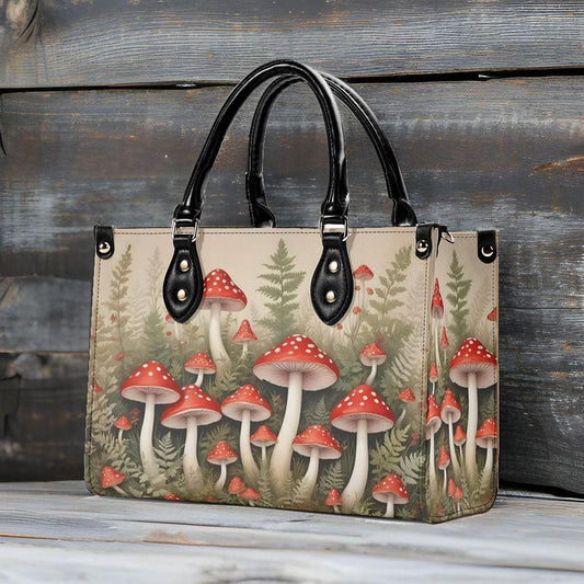 Mushroom Cluster Bag Cute Crossbody Bag Unique Purse Cute Purse, Luxury Bag Vegan Leather Bags Printed Designer Bag