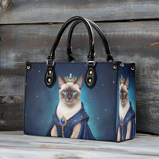 Celestial Queen Cat Crossbody Bag - Luxury Designer Purse, Unique Gift for Cat Lovers