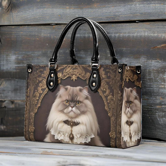Baroque Duchess Cat Bag Cute Crossbody Bag Unique Purse Cute Purse, Luxury Bag Vegan Leather Bags Printed Designer Bag