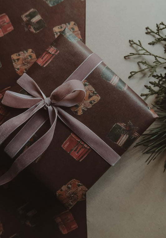 Gifts Wrapping paper, Christmas Gift Wrap, Green Christmas Wrap, recycled Christmas Gift Warp, Xmas Wrapping paper, gift, natural, kraft