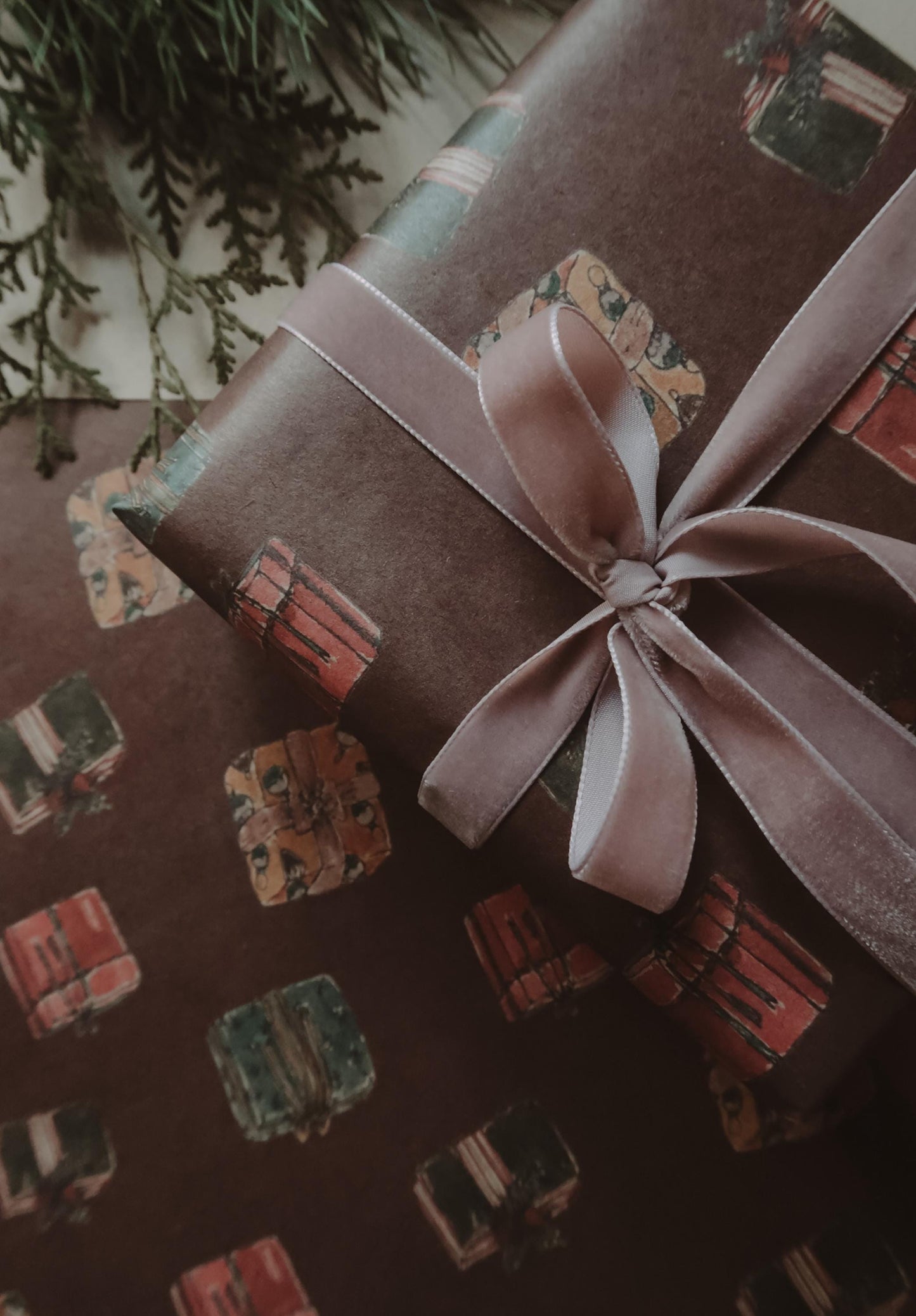 Gifts Wrapping paper, Christmas Gift Wrap, Green Christmas Wrap, recycled Christmas Gift Warp, Xmas Wrapping paper, gift, natural, kraft