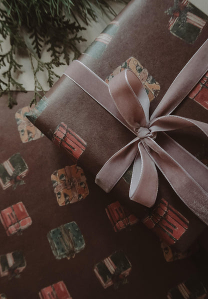 Gifts Wrapping paper, Christmas Gift Wrap, Green Christmas Wrap, recycled Christmas Gift Warp, Xmas Wrapping paper, gift, natural, kraft
