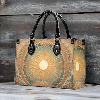 Sun Art Nouveau Bag Cute Crossbody Bag Unique Purse Cute Purse, Luxury Bag Vegan Leather Bags Printed Designer Bag