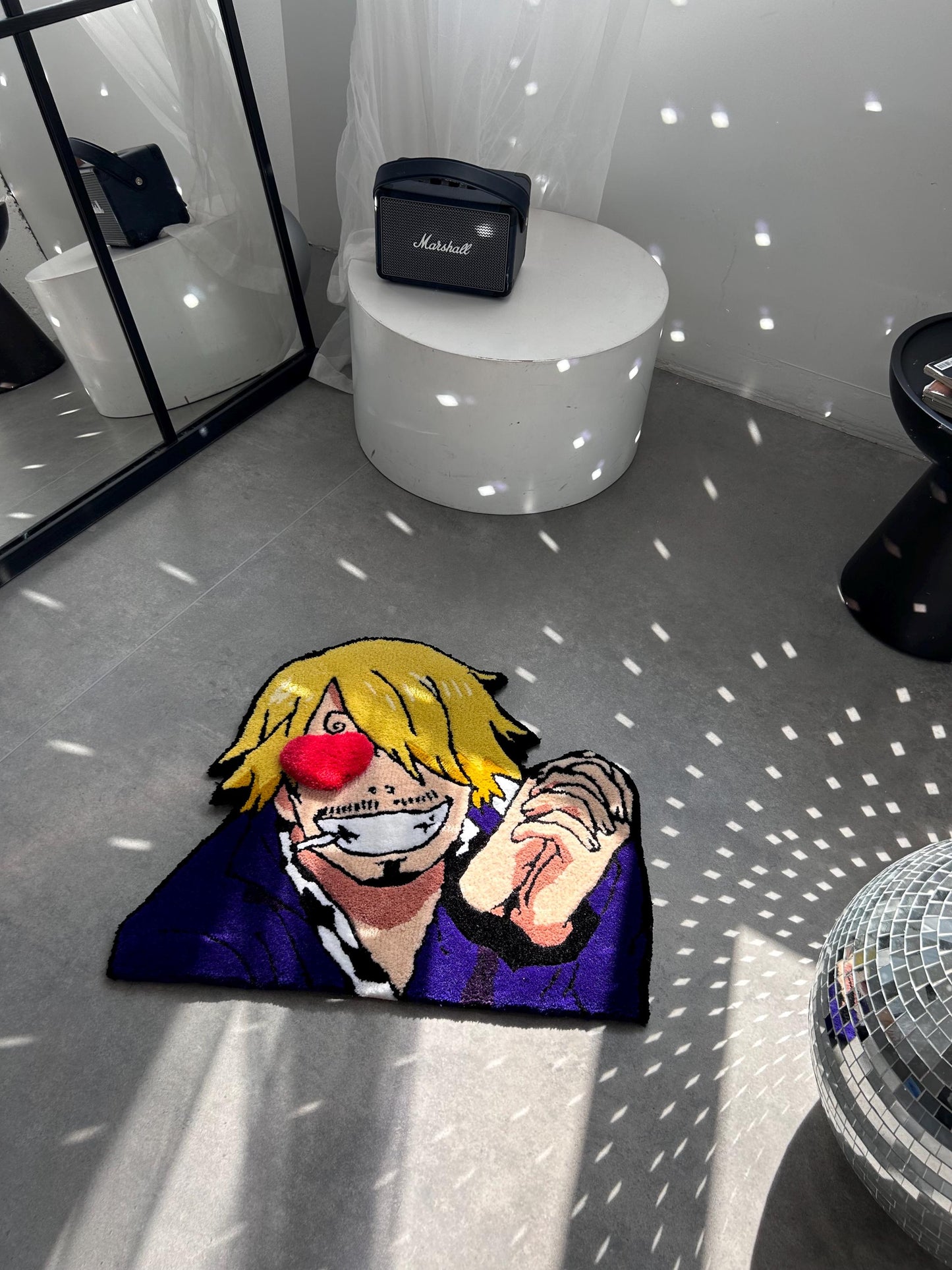 Handmade Anime Character Rug: Custom 3D Pirate Decor