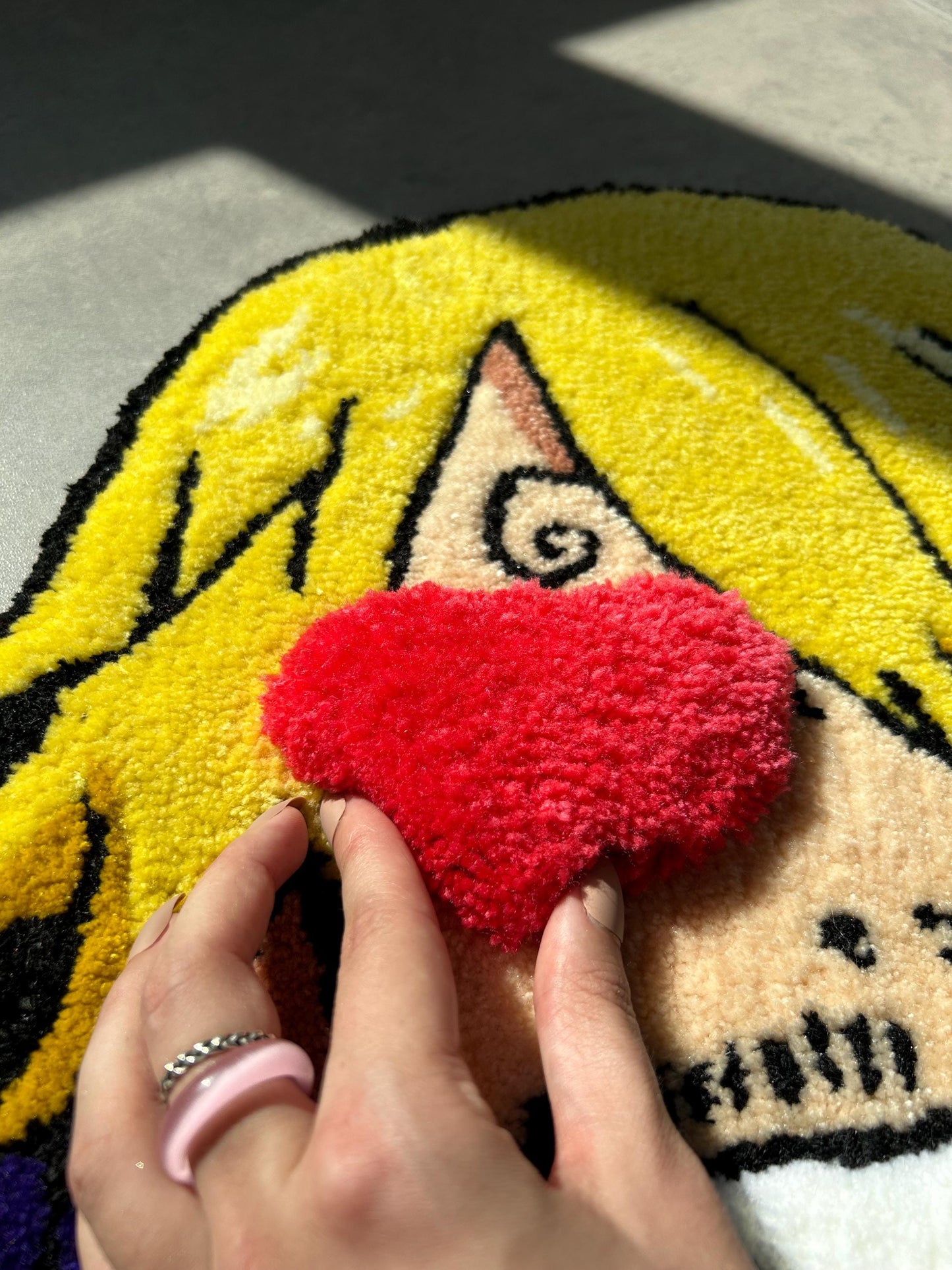 Handmade Anime Character Rug: Custom 3D Pirate Decor