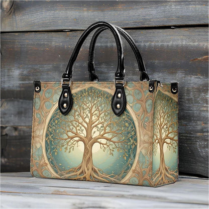 Tree of Life Art Nouveau Bag Cute Crossbody Bag Unique Purse Cute Purse, Luxury Bag Vegan Leather Bags Printed Designer Bag