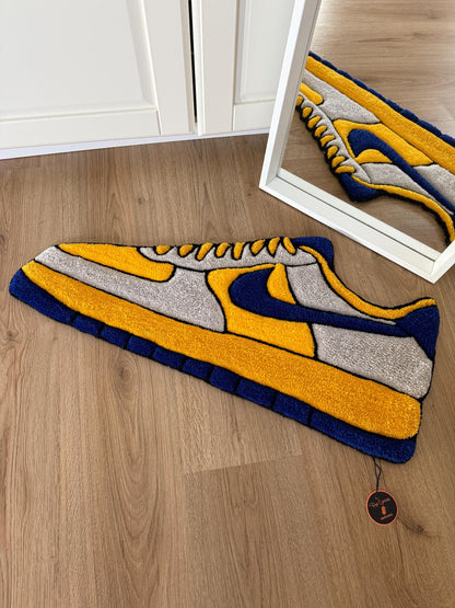 Handmade Sneaker Rug: Custom Tufted Streetwear Rug (38x78cm)