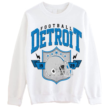Detroit Football Shirt, Vintage Style Detroit Football shirt, Super Bowl Shirt, Sunday Football, Detroit Football Sweatshirt