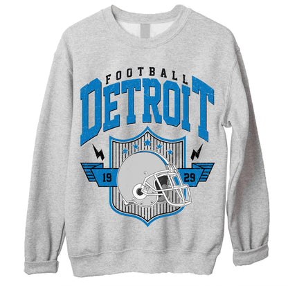 Detroit Football Shirt, Vintage Style Detroit Football shirt, Super Bowl Shirt, Sunday Football, Detroit Football Sweatshirt