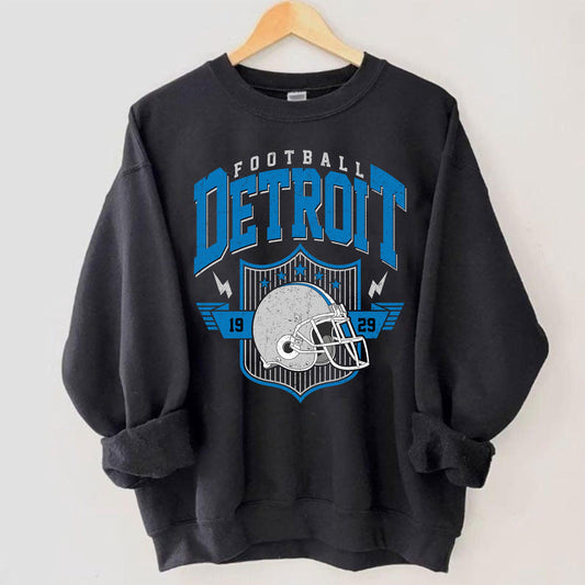 Detroit Football Shirt, Vintage Style Detroit Football shirt, Super Bowl Shirt, Sunday Football, Detroit Football Sweatshirt