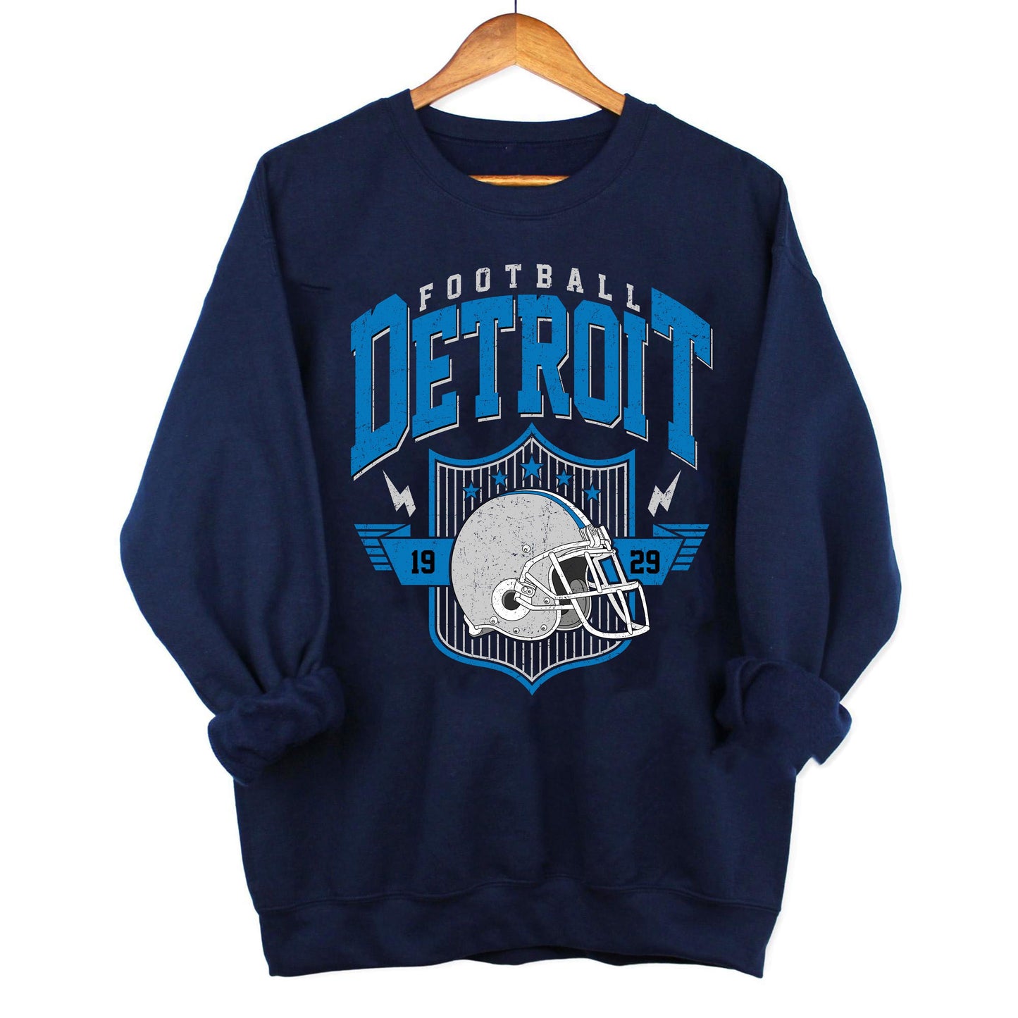 Detroit Football Shirt, Vintage Style Detroit Football shirt, Super Bowl Shirt, Sunday Football, Detroit Football Sweatshirt