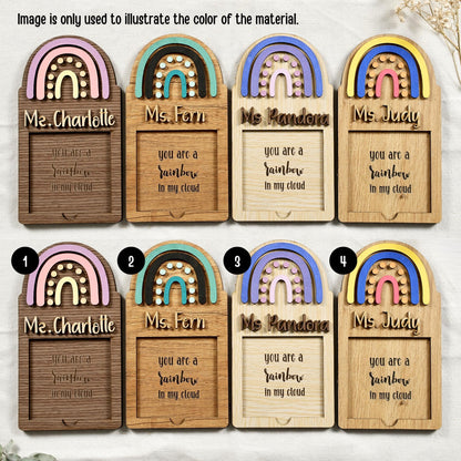 Personalized Wood Christmas Ornament: Laser Cut Xmas Decor