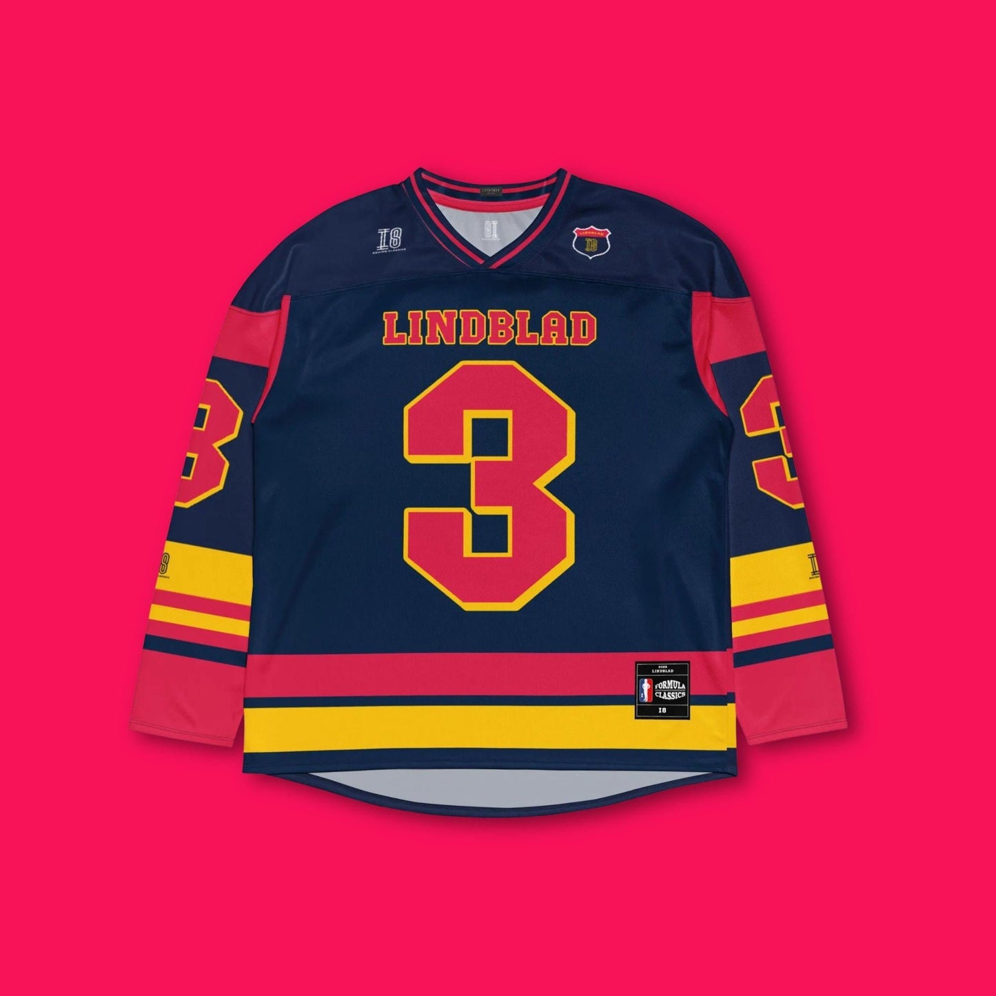Unisex Racing Inspired Hockey Jersey, Lightweight Racing Fan Apparel