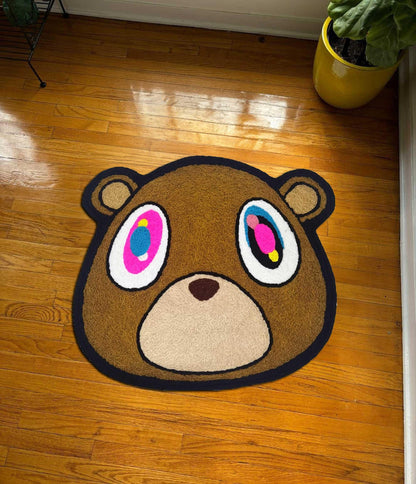 Kanye West Dropout Bear, Kanye West Rug, Kanye West decor, Kanye Bear, Kanye bear Rug, kanye West, Kids Room Decor, Kids Gift,Kanye Bear