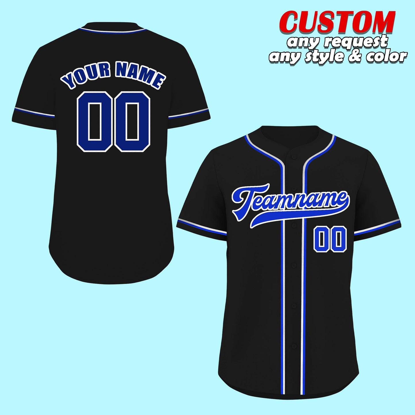 Custom Baseball Jersey, Personalized name Logo,custom jersey color, Team sports shirts Couple Jersey, wedding gifts for Men Women Adult fan