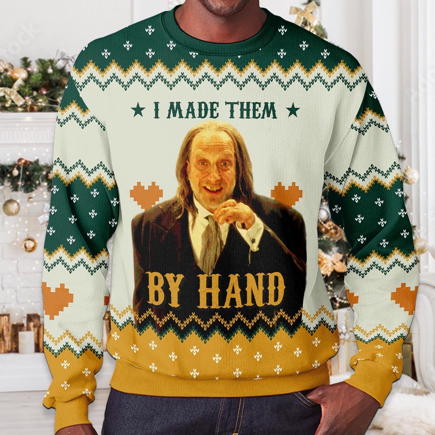 Scary Movie Ugly Christmas Sweater: Unisex Acrylic Wool Blend