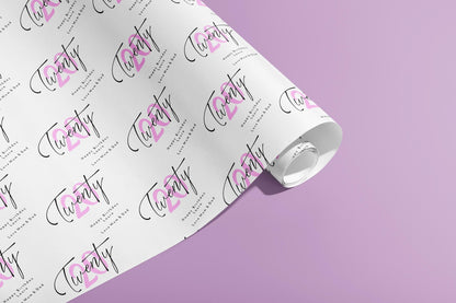 Personalised Birthday Gift Wrap, Wrapping Paper, Your Age, Your Name, Customised, Any Age, Party, Paper, Your Age, Anniversary, Recycle, Eco