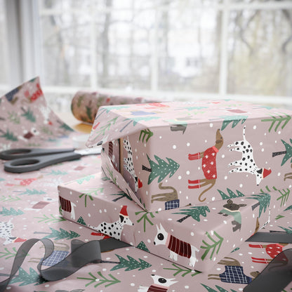 Christmas Pet Gift Wrapping Paper - Custom Dog Gift Wrap - Unique Puppy Gift Idea