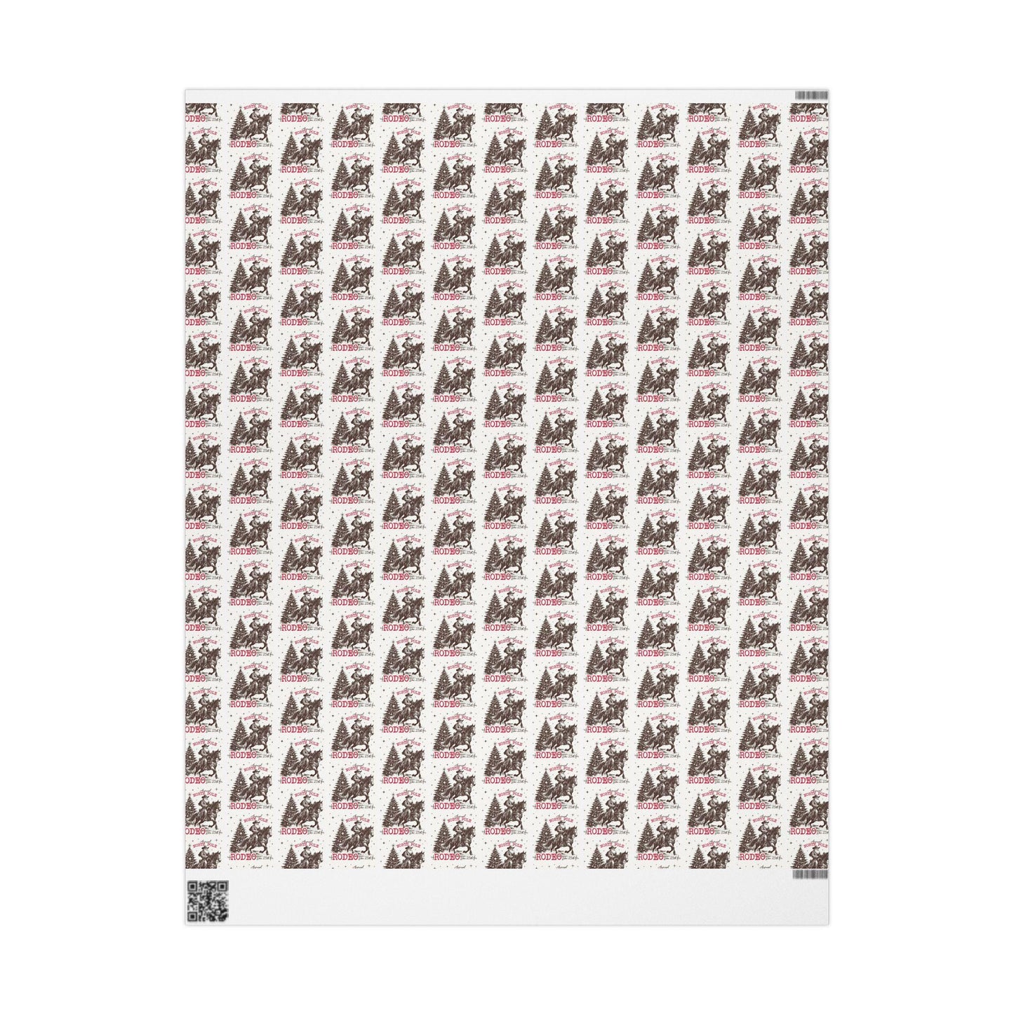 Vintage Cowboy Santa Gift Wrap Papers - Retro Western Christmas Gift wrapping - Nostalgic Santa Claus Wrapping paper
