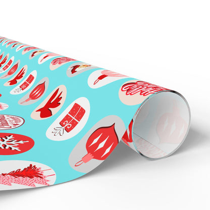 Vintage Christmas Gift Wrap Papers - Retro Christmas Gift wrapping - Nostalgic Santa Claus Wrapping paper