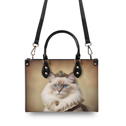 Renaissance Noble Cat Bag Cute Crossbody Bag Unique Purse Cute Purse, Luxury Bag Vegan Leather Bags Printed Designer Bag