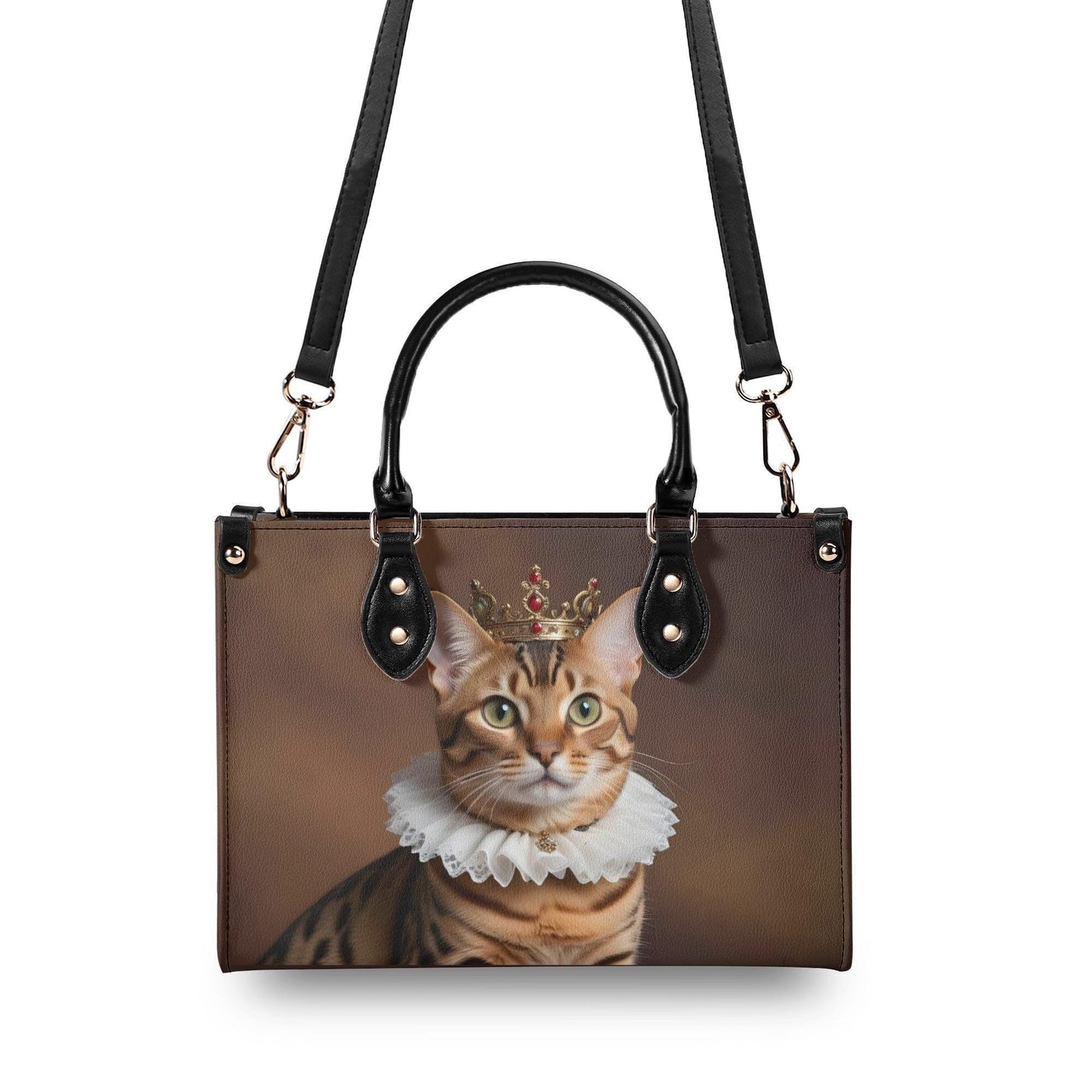 Bengal Cat Bag Cute Crossbody Bag Unique Purse Cute Purse, Luxury Bag Vegan Leather Bags Printed Designer Bag