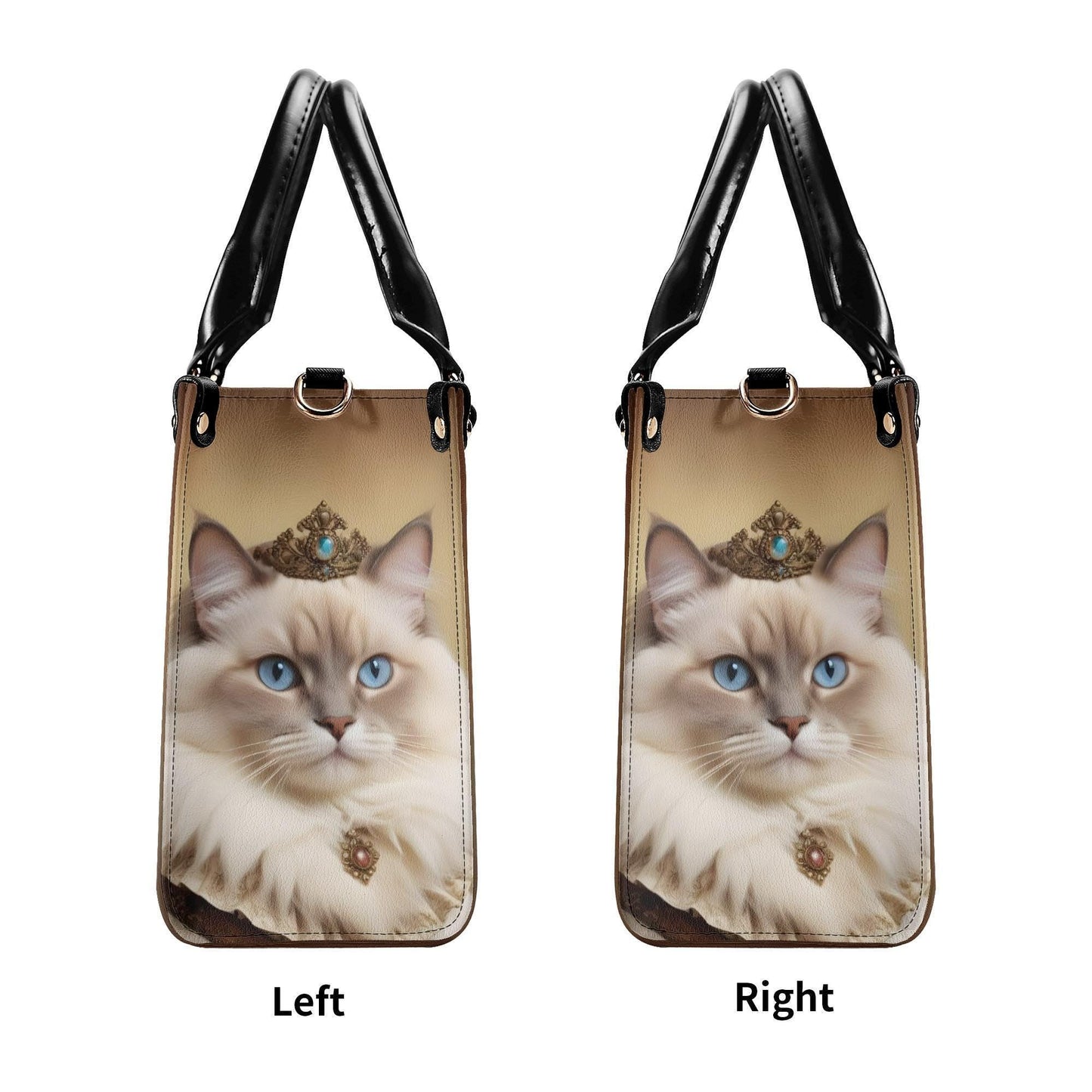 Renaissance Noble Cat Bag Cute Crossbody Bag Unique Purse Cute Purse, Luxury Bag Vegan Leather Bags Printed Designer Bag