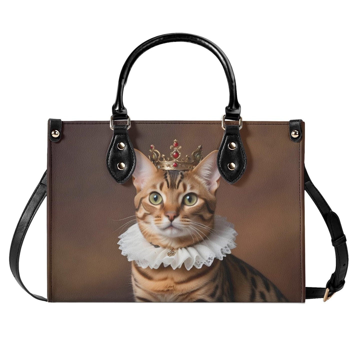 Bengal Cat Bag Cute Crossbody Bag Unique Purse Cute Purse, Luxury Bag Vegan Leather Bags Printed Designer Bag