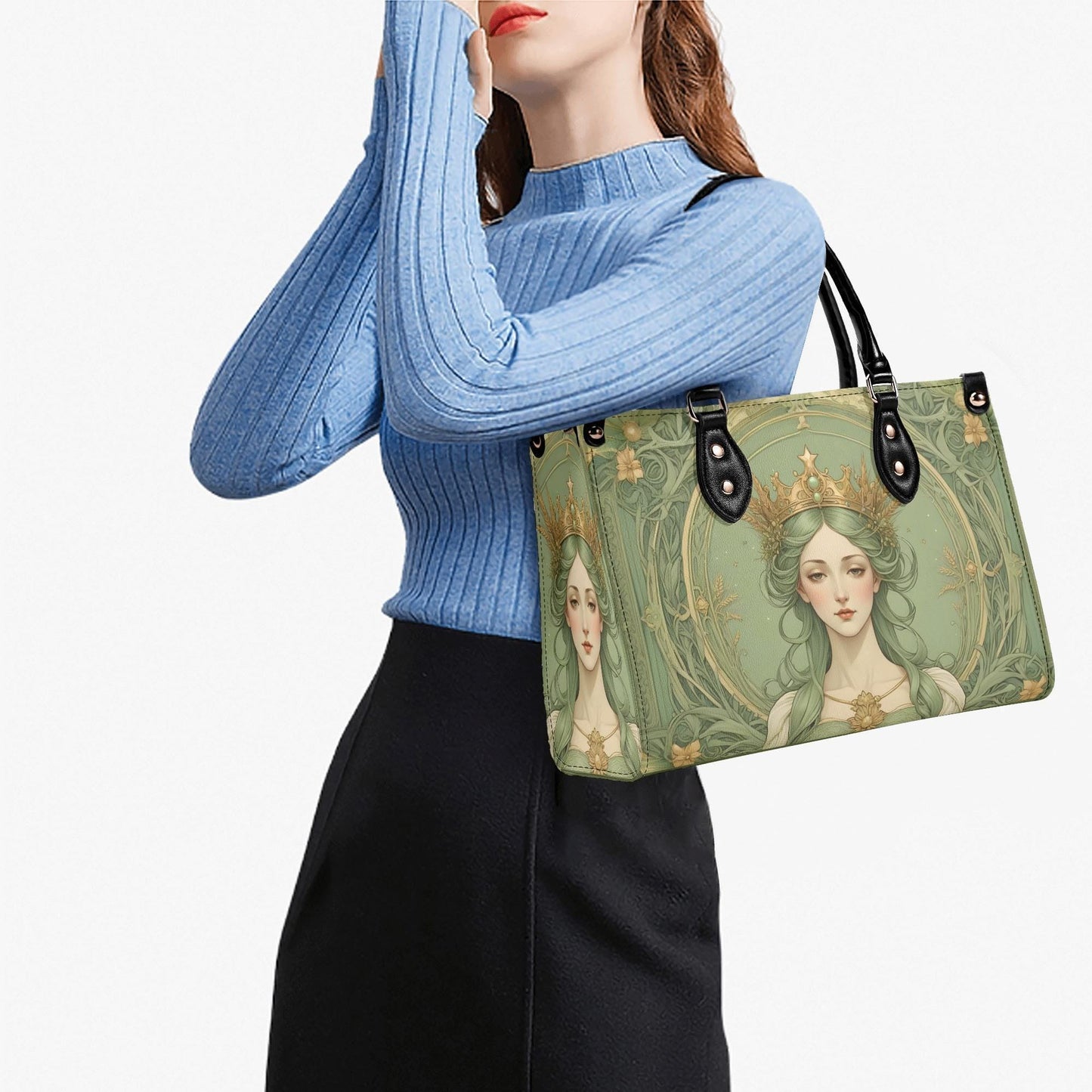 Empress Crossbody Bag - Luxury Vegan Leather Designer Purse, Unique Gift for Women