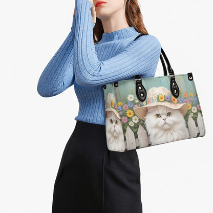 Gardener Cat Bag Cute Crossbody Bag Unique Purse Cute Purse, Luxury Bag Vegan Leather Bags Printed Designer Bag