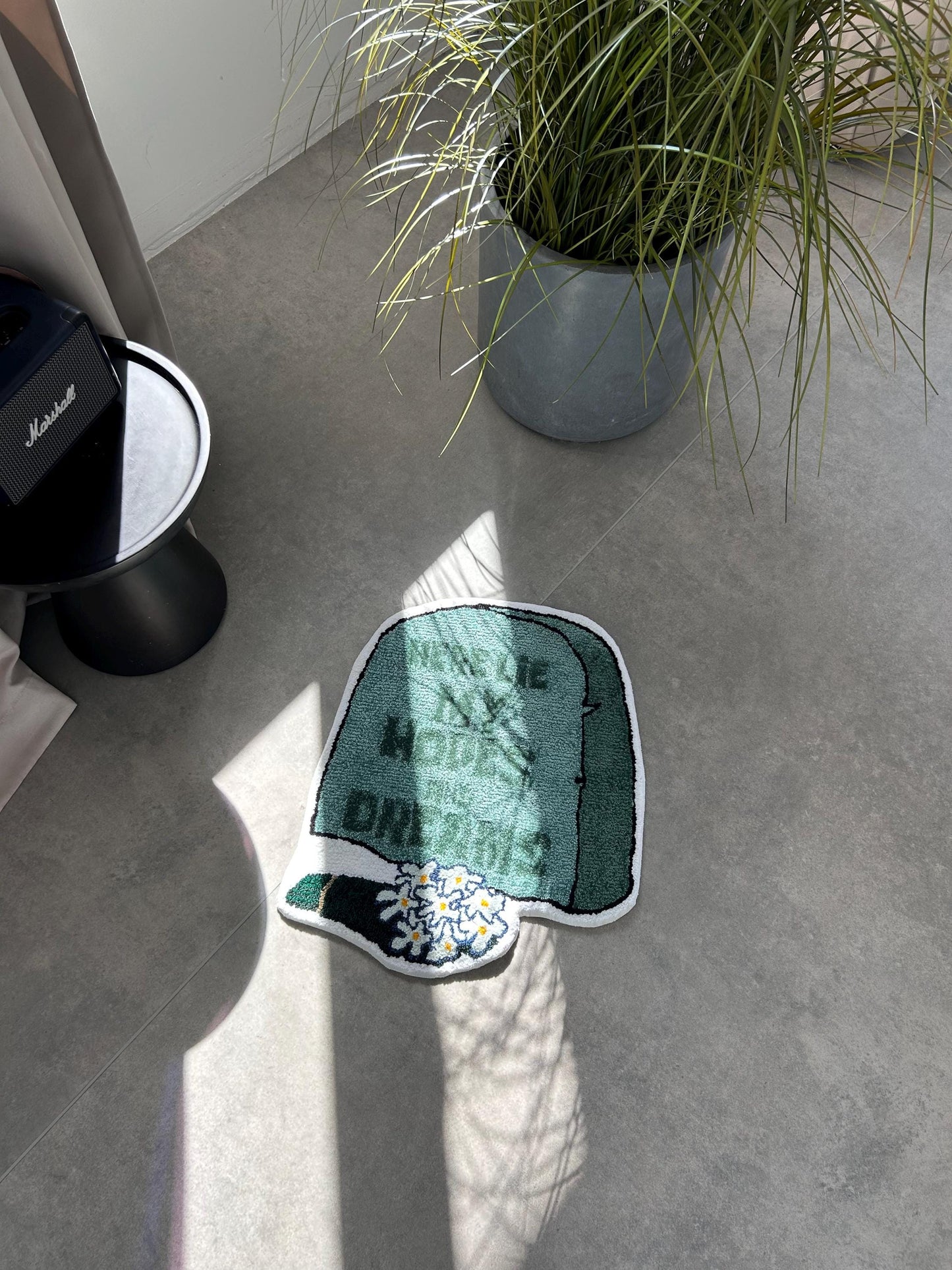 Handmade Cartoon Rug, Custom carpet, Funny gift