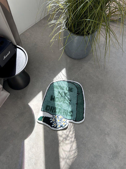 Handmade Cartoon Rug, Custom carpet, Funny gift