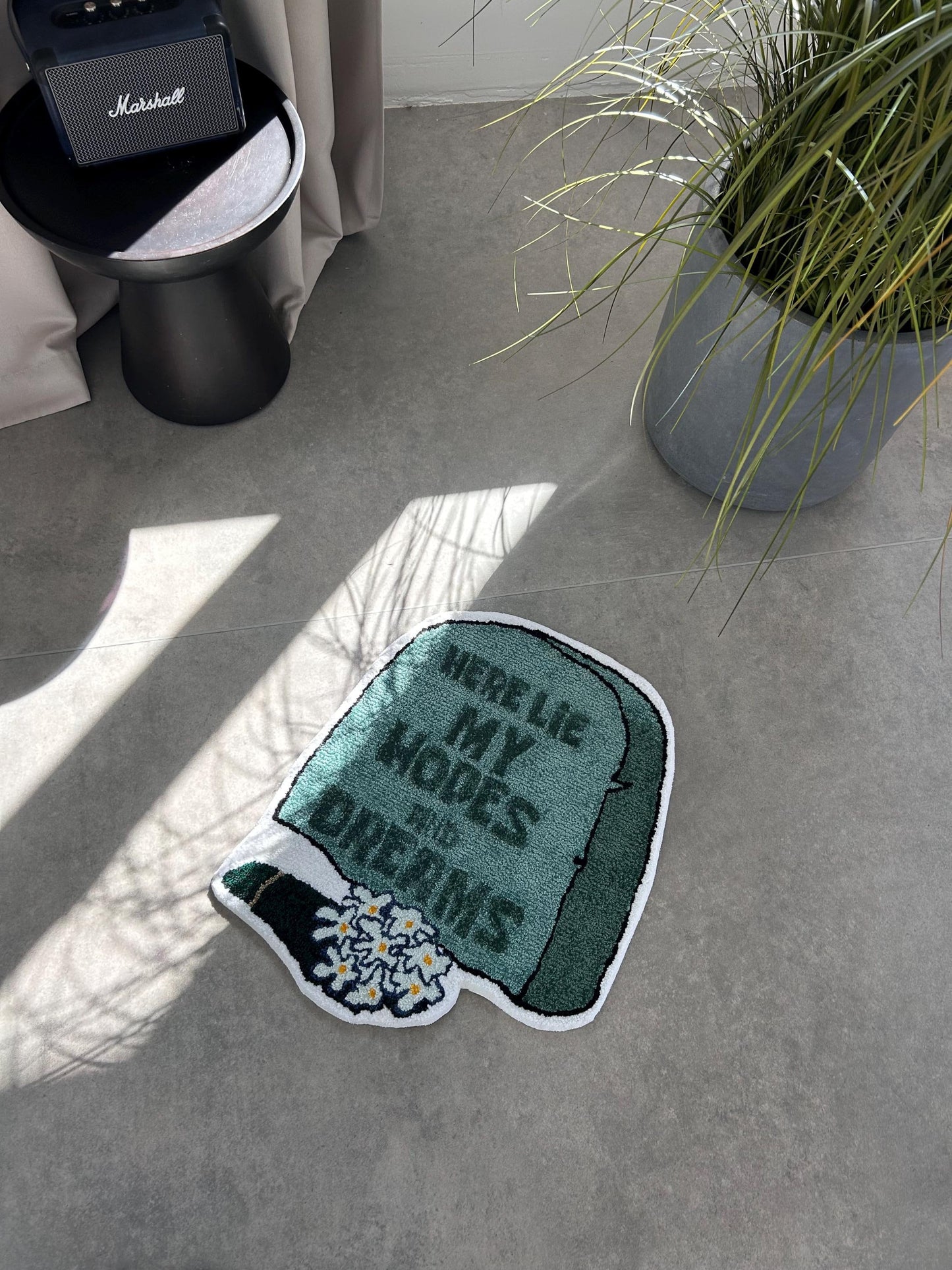 Handmade Cartoon Rug, Custom carpet, Funny gift