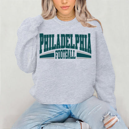 Philadelphia Football Sweatshirt, Philadelphia Football Shirt, Vintage Style Gift, Philadelphia Retro, Philadelphia Fan Shirt, Football Tee